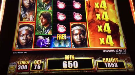 the walking dead slot game machine